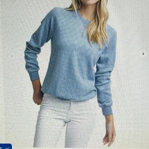 Southern Tide Seaside Retreat Heather Sweatshirt - Mountain Spring Blue new wot